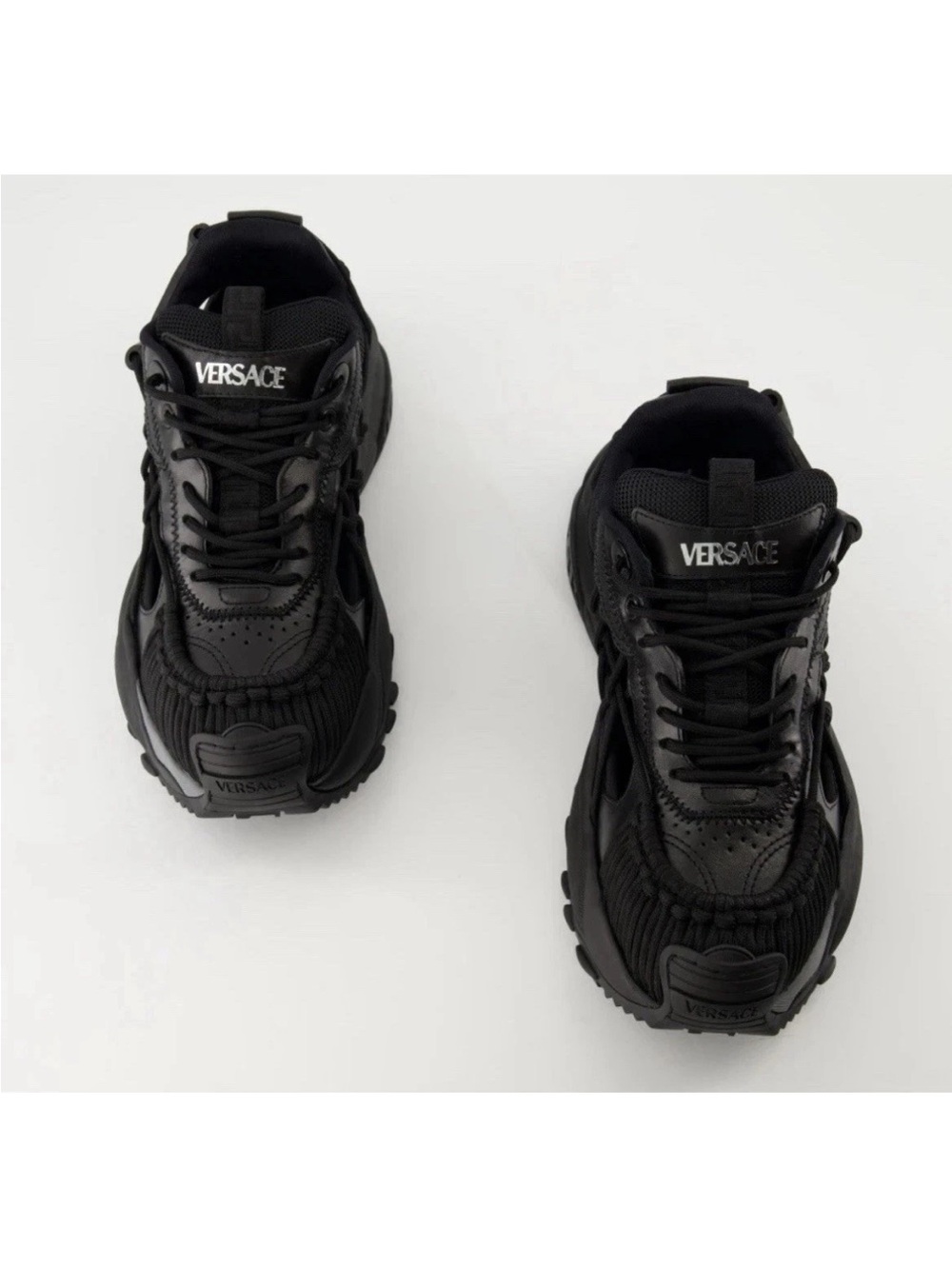 Versace Woman Black Performance Trail Sneakers SZ 40 - Picture 2 of 10